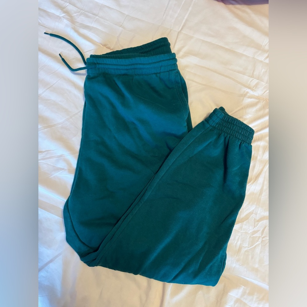 Green joggers